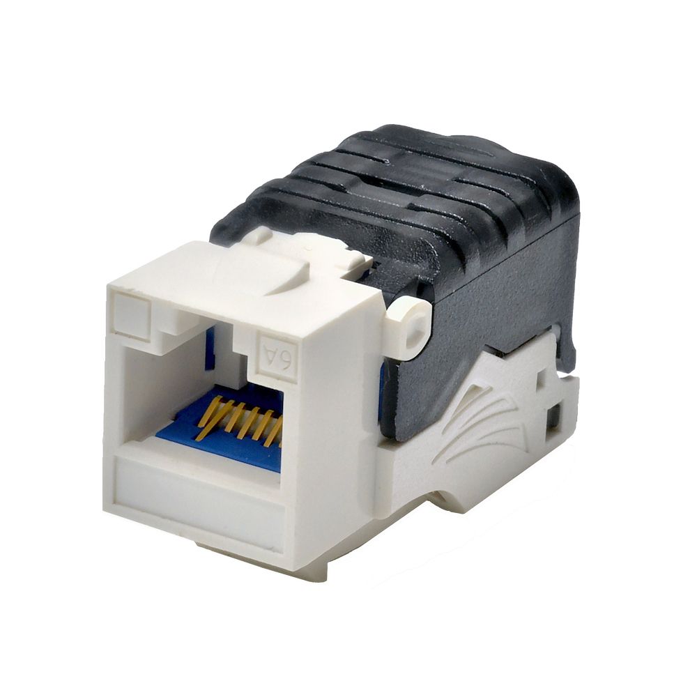 Cat 6A Component Level 90° Toolless Keystone Jack | Keystone Jack and ...